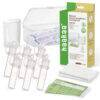 Haakaa Silicone Colostrum Collector Feeding Pack with six collectors, storage box, and pre-sterilised accessories.