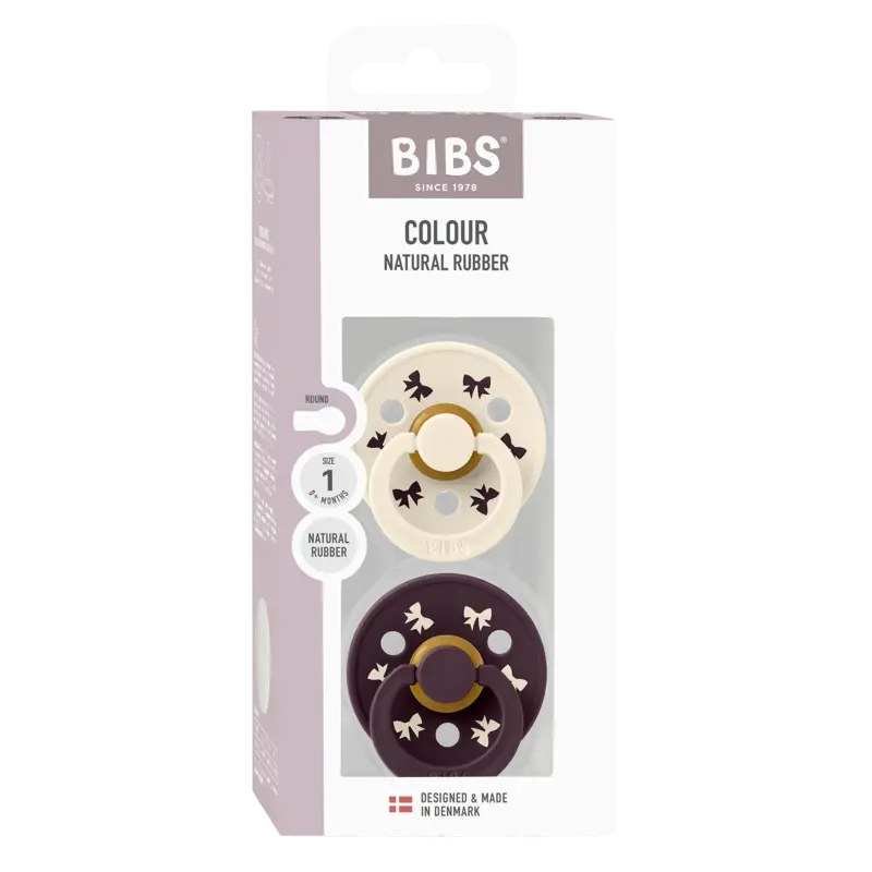 BIBS Holiday Colour Pacifier 2 Pack – Size 1 — BIBS Holiday Colour Pacifier 2 Pack – Size 1