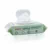 Pigeon Natural Botanical Plant Made Wipes, 70's, featuring soft natural bamboo material in a green packaging.