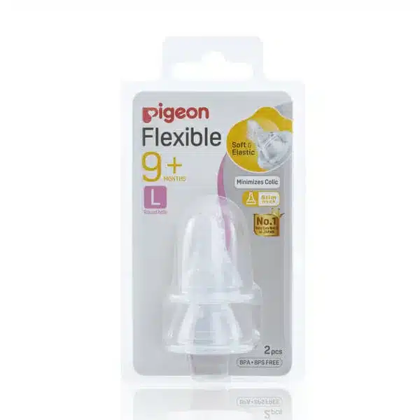 Pigeon – Nipple Peristaltic 2Pc L — Pigeon – Nipple Peristaltic 2Pc L