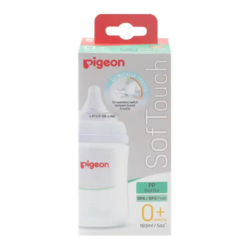 Pigeon – Softouch 3 Nursing Bottle Pp 160Ml Logo — Pigeon – Softouch 3 Nursing Bottle Pp 160Ml Logo