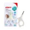 Pigeon Infant Nail Scissors with safety rounded tips, designed for babies 3 months and older, BPA-free.