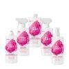 SoPure Baby Bundle includes six cleaning products for baby items, featuring a pink and white design with various spray and