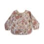 Mushie Long Sleeve Bib - Retro Flowers