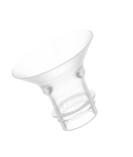 Momcozy Flange Insert for S9 Pro/S12 Pro, clear, 17mm size, designed for comfortable pumping.