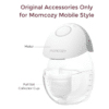 Momcozy Mobile Style M6 Full Set Collector Cup with a clear design and white motor, ideal for efficient milk collection.