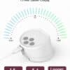 Momcozy Breast Pump S12 Pro detail showing charging time indicator and control buttons for easy operation.