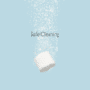 Momcozy Washing Block for KleanPal Pro, 120 detergent tablets, shown in bubbles to highlight safe cleaning.