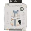 Maccie Summer Sleep Sac for 3-9 months in Beep Beep + blue, featuring scandi animals and green leaves design.