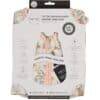 Maccie Summer Sleep Sac in beige with scandi animals, featuring a zip closure and breathable bamboo muslin fabric.