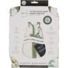 Maccie Summer Sleep Sac for 3-9 months in Beep Beep + blue, featuring green leaves and sage green accents.