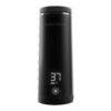 Baby Brezza SuperFast Portable Warmer in sleek black with digital display showing 37°C, designed for quick bottle warming.