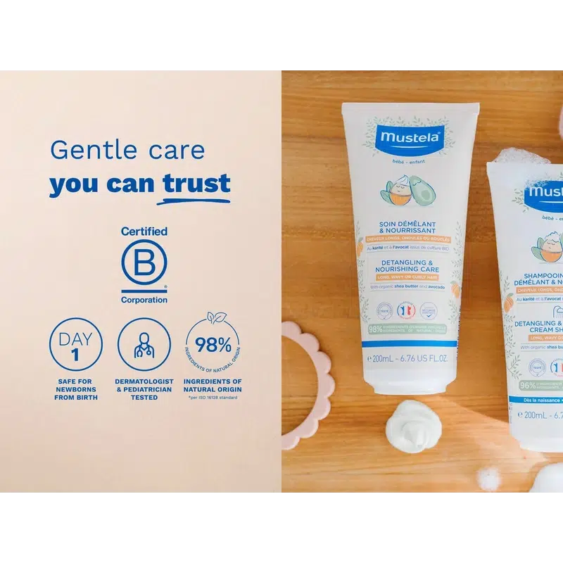Mustela Detangling & Nourishing Cream Conditioner