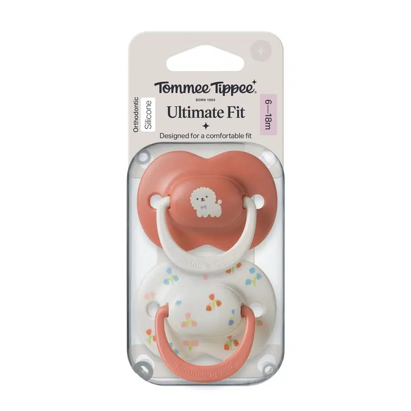 Tommee Tippee Ultimate Fit Decorated Soother 6-18M 2Pk — Tommee Tippee Ultimate Fit Decorated Soother 6-18M 2Pk