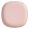 b.box 2 in 1 Suction Plate in Blush, featuring a square design with rounded edges for easy handling.
