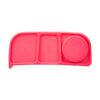 b.box lunchbox in blush crush featuring three compartments and a round container for snacks or dips.