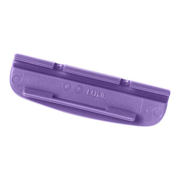 b.box lunchbox in blue slate with a purple lid detail, designed for on-the-go meals and snacks.