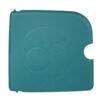 b.box lunchbox in blue slate featuring a rounded corner and embossed design, ideal for on-the-go meals.