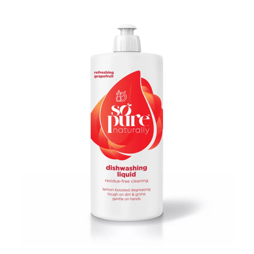 SoPure Dishwashing Liquid – Refreshing Grapefruit — SoPure Dishwashing Liquid – Refreshing Grapefruit