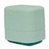 b.box silicone snack cup in forest green, featuring a textured design and a sturdy base for easy handling.