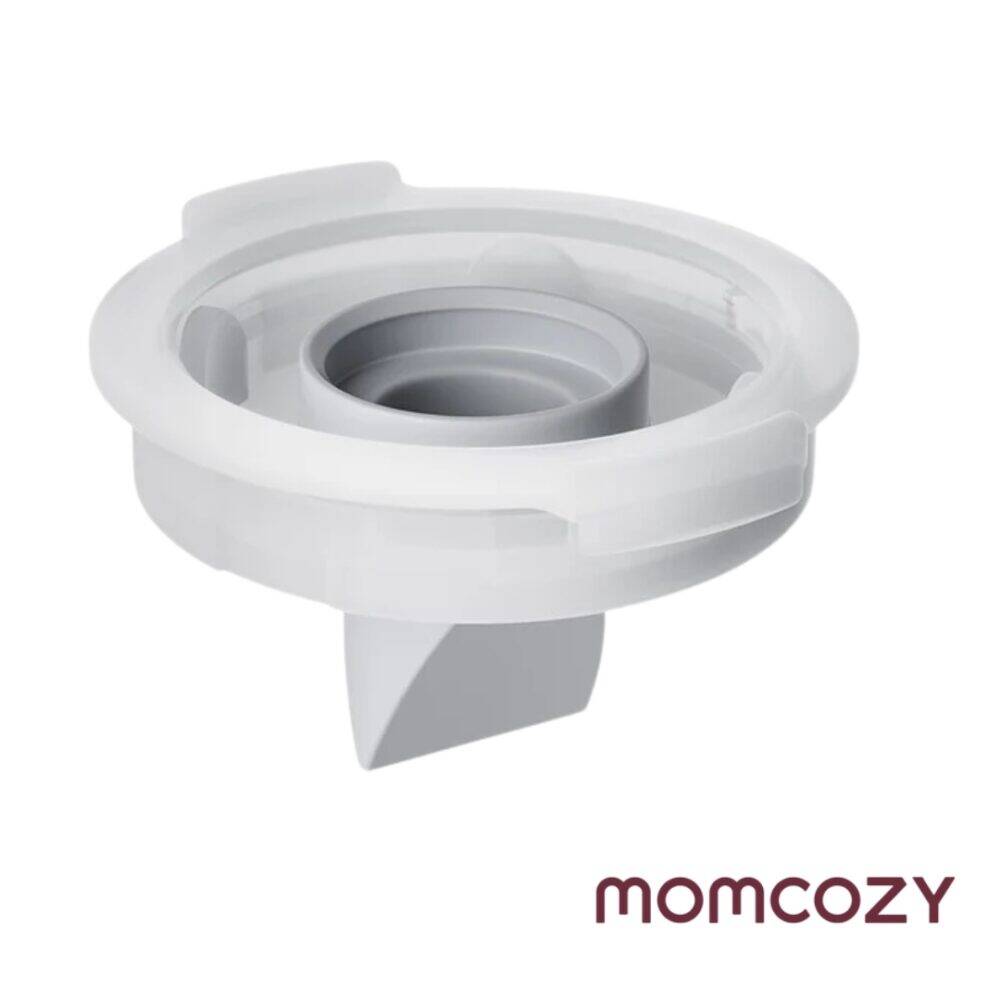 Momcozy M9 Duckbill Valve in white, designed for efficient milk flow, sold in a convenient 2 pack.