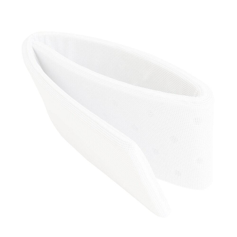Snuggletime Easy Breather Cot Bumper in white, featuring breathable mesh design for added safety and comfort.