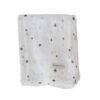 Snuggletime Bamboo Muslin Receiver in blue star design, featuring a soft, breathable fabric with star patterns.