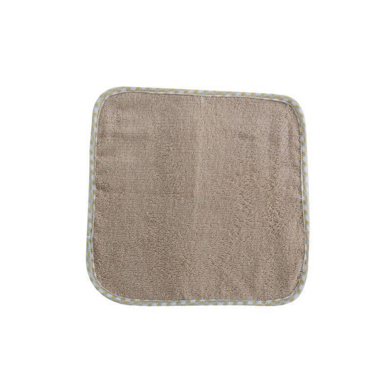 Snuggletime Deluxe Washcloths 2 Pack in blue and pink, featuring a soft texture and contrasting trim.