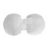 Snuggletime Bamboo Dual Support Preggy Wedge in white, featuring a unique dual design for enhanced comfort.