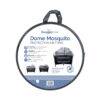 Snuggletime Dome Mosquito Protection Netting in a round carry bag, featuring secure clamps and zip access for easy setup.