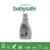 BabySafe 3in1 Laundry Liquid in a white bottle with a flip cap, featuring a cute bear illustration on the label.
