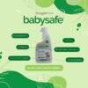 BabySafe Floor & Tile Deep Cleaner Concentrate in a 500ml bottle, featuring a friendly design and eco-friendly claims.