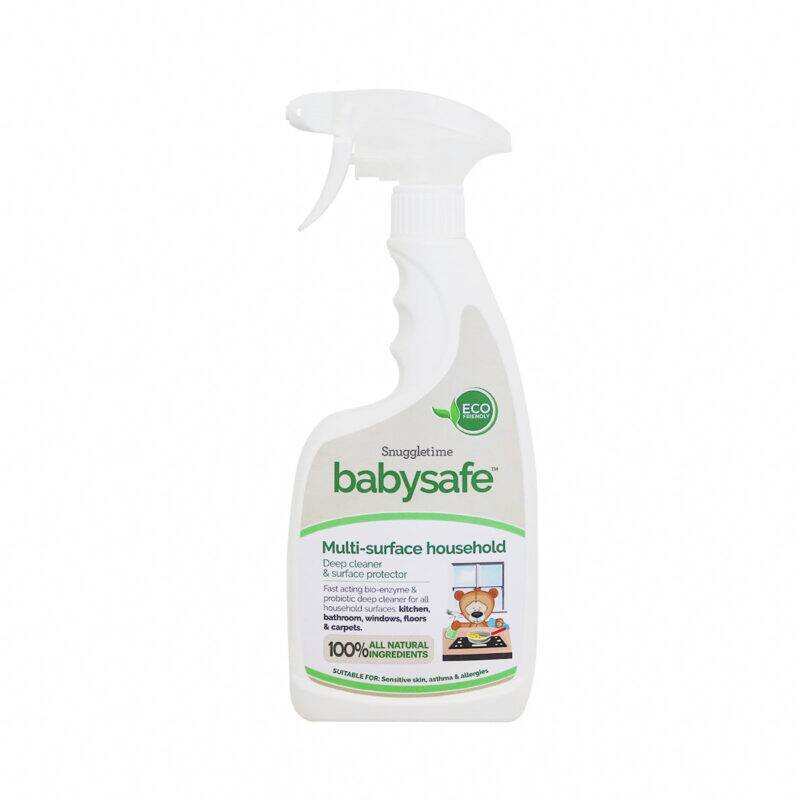 BabySafe Multi-Surface Household Deep Cleaner, 500ml, eco-friendly formula with a spray nozzle for easy application.