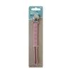 Back To Nature Silicone Pacifier Clip in soft pink with flower design, ideal for keeping pacifiers secure.