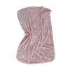 Snuggletime Double Fleece Baby Blanket in soft pink with white stars, showcasing its luxurious, cozy texture.