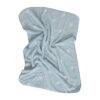 Snuggletime Double Fleece Baby Blanket in soft blue with white stars, showcasing a cozy and luxurious texture.