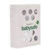 BabySafe Nappy Bin Deodoriser in eco-friendly packaging, featuring circular cutouts for visibility of contents.