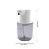 BabySafe Touchless Foam Soap Dispenser in white and transparent gray, showcasing a sleek design with a sensor for touchless