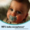 Nuk First Choice Whale Soother for ages 18-36 months, featuring a cute whale design and soft silicone material.
