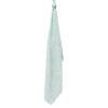 Infancie Bamboo Muslin Blanket in soft mint green, showcasing lightweight, breathable fabric with a delicate pattern.