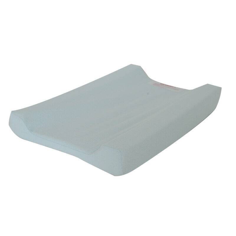 Snuggletime AfterBath Mattress Towelling in blue, featuring a soft, contoured design for comfort.