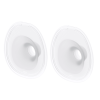 eufy Flange for Breast Pump E10, 2-pack, in white, includes sizes 24mm and 27mm for customizable fit.