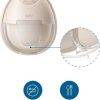 Eufy Duckbill Valves for Breast Pump E10/E20/S1/S1 Pro, beige, highlighting anti-backflow design and food-grade silicone