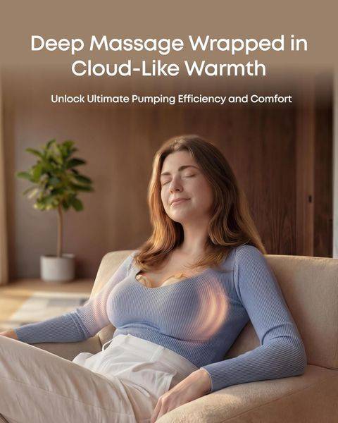 eufy S2 Pro Portable Smart Wearable Electric Breast Pump in a serene setting, highlighting comfort and efficiency features.